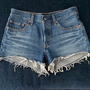 Levi’s 501 Cutoff Denim Shorts
